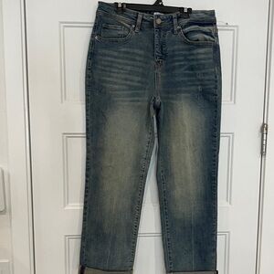 NWOT Time and Tru Women's Washed Blue Boyfriend Jeans